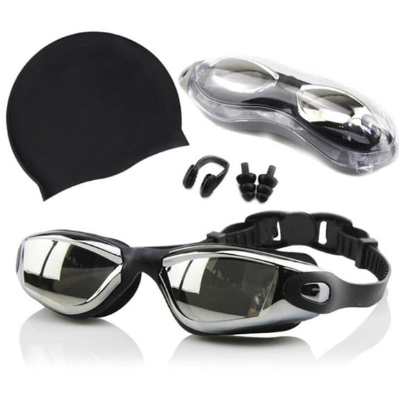Gorro de natación, kit de natación para adultos, tapón para los oídos anti natación, Clip para la nariz para natación, probado profesionalmente