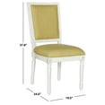thumbnail image 6 of SAFAVIEH Buchanan Rectangular Side Chair, Spring Green/Cream, Set of 2, 6 of 9