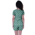 thumbnail image 3 of Moomaya Pyjama en Coton pour Femmes, Ensemble de Nuit 2 Pcs avec Shorts, Ensembles de Pyjama avec Shorts, 3 of 7