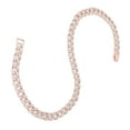 thumbnail image 4 of Chain Choker,22in Cuban Necklace Alloy Cuban Necklace Cuban Link Chain Modern Innovation, 4 of 14
