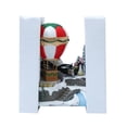 thumbnail image 4 of Toystoory Adornos navideños Globo aerostático Navidad Artesanía en miniatura Cabaña interior Kits de decoración para fiestas madre e hija 7.08 × 4.92 × 7.08 pulgadas, 4 of 6