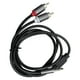 thumbnail image 3 of Cable adaptador auxiliar de audio Hugo macho de 3,5 mm a 2 RCA Y macho 1M, 3 of 10