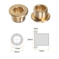 thumbnail image 2 of Flange Bearing Sleeve 13mm x 19mm x 15mm Bronze Self Lubricating Bushings Sleeve Bearing, 2 Pieces, 2 of 5