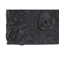 thumbnail image 4 of Home Weavers Modesto Bath Rug 100% Cotton Non-Slip Bathroom Rug Set Machine Washable Bathroom Rug-17"x24", Bath Rug- 21"x34", Runner- 21"x54", Gray Color 3 Piece Bath Carpet set, 4 of 9