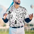 thumbnail image 6 of Daiia Cowboy Mens Baseball Jersey Button Down Shirts Short Sleeve Sports Uniforms-X-Large, 6 of 9