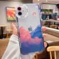 thumbnail image 6 of Cute Case Compatible for iPhone 11 Cloud Case with Camera Protective Soft TPU Shockproof Full Moon Phone Case for iPhone 11 6.1 inch Women Girls Blue, 6 of 12