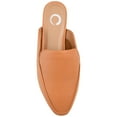 thumbnail image 5 of Journee Womens Akza Slip On Square Toe Mules Flats, Widths Available, 5 of 10