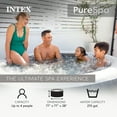 thumbnail image 3 of INTEX PureSpa Plus Greywood Inflatable Hot Tub Jet Spa with Accessory Kit, 3 of 10