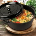 thumbnail image 2 of MASTERPAN Nonstick Dutch Oven, Black 7 Qt. 11" (28cm), 2 of 9