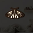 thumbnail image 5 of Litrail Bohemian Wooden LED Wall Pendant - Battery Operated Hollow Carved, Holiday Decor for Bedroom Living Room, 5 of 6