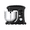 Black, variant on UHOMEPRO 8.5QT Stand Mixer, 8-Speed Tilt-Head Kitchen Dough Mixer, 3-in-1 Home Commercial Electric Cake Mixer With Dough Hook, Beater, Egg Whisk, Dishwasher Safe, Silver