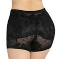 thumbnail image 2 of SWSMCLT Women's Hip Pads Padded Shaper Shorts Butt Lifter Lace Shapewear Panties Mesh Underwear Hip Dip Black X-Large, 2 of 3