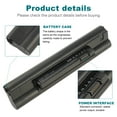 thumbnail image 2 of 58Wh Battery for DELL Inspiron Mini 10 10v 1010 1010N 1011 312-0931 312-0935 M456P M457P M525P N531P N532P P03T P03T001, 2 of 12