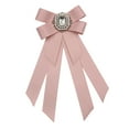 thumbnail image 3 of fenteer Women Bow Tie Brooch Lapel Pin Fashion Clothing Accessories for Women Suit Shirt Pink, 3 of 8