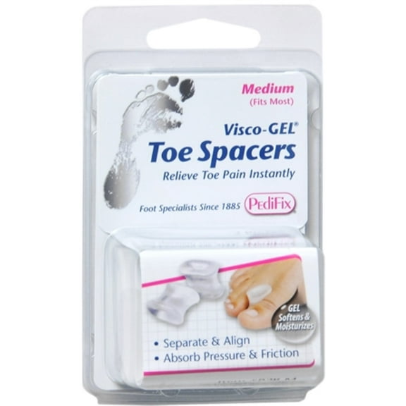 PediFix Visco-Gel Toe Spacers Medium 2 Each (Pack of 2)