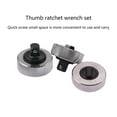 thumbnail image 5 of ROZYARD 1/4” 3/8” 1/2” Drive Reversible Thumbwheel Ratchet Wrench Palm Ratchet Wrench, 5 of 13
