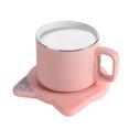 thumbnail image 3 of Taza de aislamiento térmico portátil blanca Taza de aislamiento térmico para el hogar 16w Diseño de tiempo eléctrico Taza de aislamiento térmico con calefacción eléctrica Leche Té Café Ester, 3 of 5