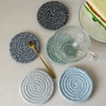 thumbnail image 3 of Visland Anti-deformed Woven Tea Coaster Non-slip Cotton Line Table Coffee Woven Cup Pad Kitchen Tools, 3 of 8