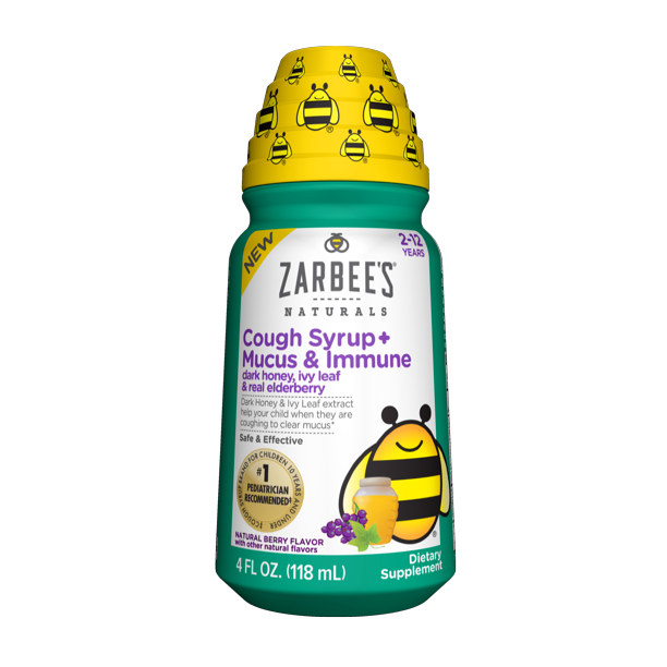 Zarbee's Naturals Mucus + Immune Daytime Cough Syrup