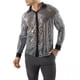 thumbnail image 2 of Camisa de manga larga con lentejuelas para hombre - Solapa estilo disco de los 70, poliéster, diseño estampado, tallas M-XXXL, moderna para discotecas/eventos informales, 2 of 8