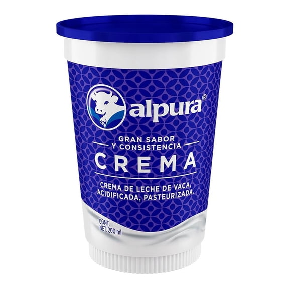 Crema ácida Alpura regular 200 ml