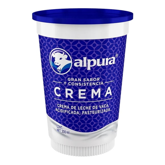 Crema ácida Alpura regular 200 ml