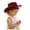 Wine, variant on Kids Fashion Cowboy Hats Western Stitching Lightweight Faux Suede Vintage Party Costume Hat for Boys Girls Pink