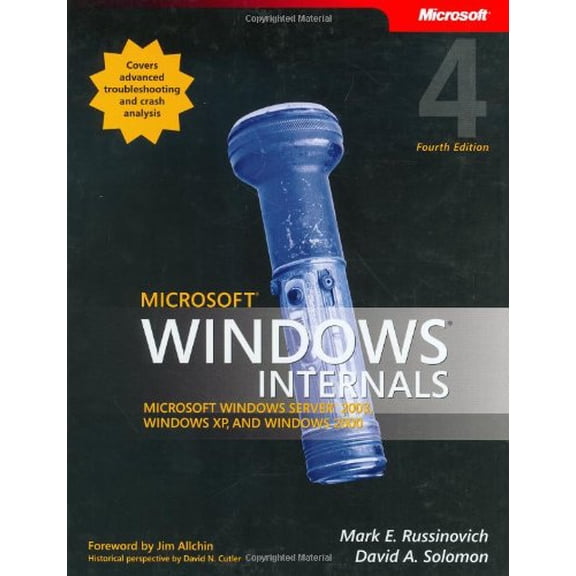 Pre-Owned Microsoft Windows Internals (4th Edition): Microsoft Windows Server 2003, Windows XP, and Windows 2000 (Hardcover) 0735619174 9780735619173