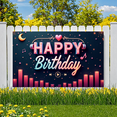 thumbnail image 5 of Yatrandify Colorful Theme Birthday Party Banner Decorative Design Happy Birthday Banner Party Backdrop Celebration Banner for Birthday Party Indoor Decoration Event Decoration, 5 of 6
