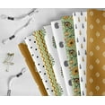 thumbnail image 6 of Soimoi 8 Pc Fat Quarter Bundle,BlockPrint 18"x 22"DIY Patchwork-100% CottonPre-Cut Quilting Fabric White, Green & Brown, 6 of 7