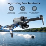 4K Drone with 3-Axis Gimbal & EIS, Holy Stone JY018 GPS Auto Return, 5.8G Phone Transmission, 36Min Flight Time, Obstacle Avoidance, Brushless Motor, Black
