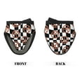 thumbnail image 7 of peace sign chessboard Oven Mitts Heat Resistant - Soft Lining Silicone Mini Oven Mitts with HangingLoop, Kitchen Oven Gloves Heat Resistant 500℉ for Cooking Baking Microwave, 7 of 7