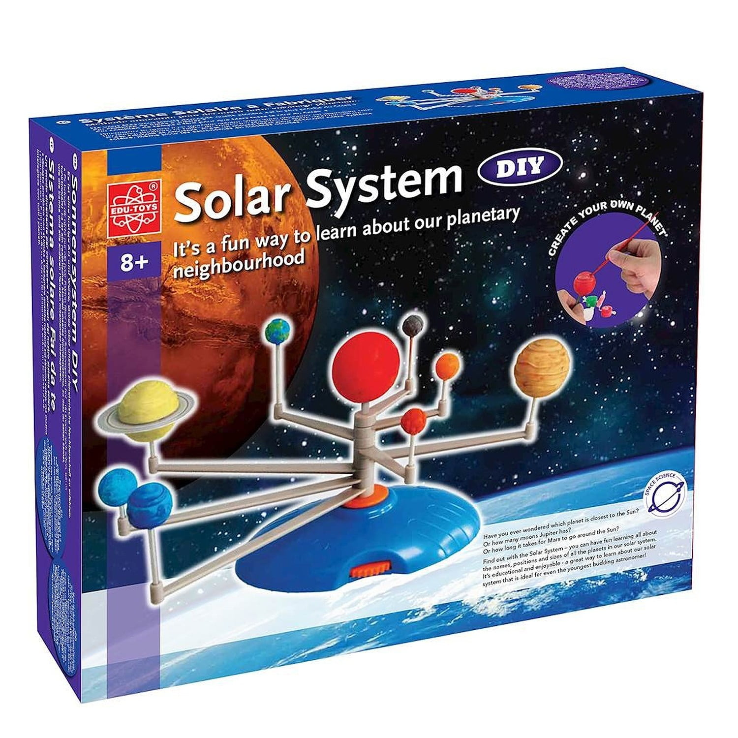 SOLAR SYSTEM BUILD PAINT PLANETARIUM SCIENCE ASTRONOMY KID BIRTHDAY PRESENT GIFT 