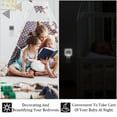 thumbnail image 4 of Valentine's Day LED Square Night Lights - Bright and Compact Bedroom or Bathroom Lighting Solution with Auto on/Off Sensor - Set of 2 Square Shaped Nightlights, 4 of 6