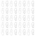 thumbnail image 1 of 300pcs Plastic Curtain Hook Durable Curtain Hanger Home Shower Curtain Hanger, 1 of 7