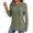 Army Green, variant on Women's Sweaters Womens Fall Clothes Long Sleeve Hoodie Shirt Casual Knit Top With Drawstring Design for Everyday Comfort And Style