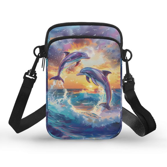HELLHERO Dolphin Shoulder Bag with Shoulder Strap Men, Women for Unisex