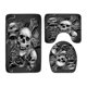 thumbnail image 1 of Ounissouiy 3x alfombra de ducha antideslizante de amplia aplicación negra para mayor seguridad juego de alfombras de baño de franela de 3 piezas Juegos de accesorios de baño, 1 of 6