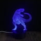 thumbnail image 1 of Lámpara de mesa táctil USB con diseño de dinosaurio 3D con luz nocturna y base negra, 1 of 5