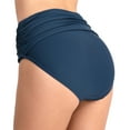 thumbnail image 4 of High Waist Bikini Bottom for Women Tummy Control Swimsuit Briefs Sexy Soft Tankini Shorts Gift, 4 of 5
