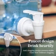 thumbnail image 3 of Bxaolu Refrigerator Water Dispenser 1.1 Gallon Bottle with Spigot - BPA Free Plastic Slim Water Jug with Spout Leak Proof | Refillable Fridge Water Container, Convenient Handles, 3 of 9