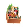 thumbnail image 2 of Wooden Music Box Holiday Gifts Music Box Figurine for Office Fireplace Party, 2 of 5