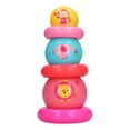 thumbnail image 1 of Juego de bolas apilables de dibujos animados de colores brillantes para niños, juguete educativo de aprendizaje temprano con bolas apilables, 1 of 14