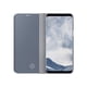 thumbnail image 4 of Funda abatible para Samsung Galaxy S8+ S-View con soporte, color plateado, 4 of 5