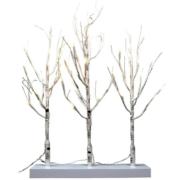 Gerson 57111 - 23.6"H Electric Birch Tabletop Birch Home Office Tree