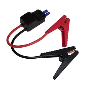 12V Câbles de booster de batterie de voiture avec pinces crocodiles intelligentes, longueur 13,8po/350mm, métal & Construction en plastique, 5-Protection Smart Jaws, Clips de connexion de démarrage de saut d'urgence, version améliorée