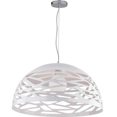 

1 Light Pendant Matte White Finish