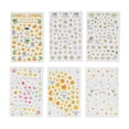 thumbnail image 2 of Nail Sticker,, Nail Decal, Exquisite Flower Pattern Fashionable Safe 6 Sheet  For Home For Nail Shop, 2 of 8