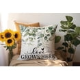 thumbnail image 6 of Eucalyptus Home Sweet Home Throw Pillow Covers 18 x 18 Inch Set of 2, Spring Summer Eucalyptus Decorative Farmhouse Holiday Cushion Case for Home Sofa Couch, 6 of 6