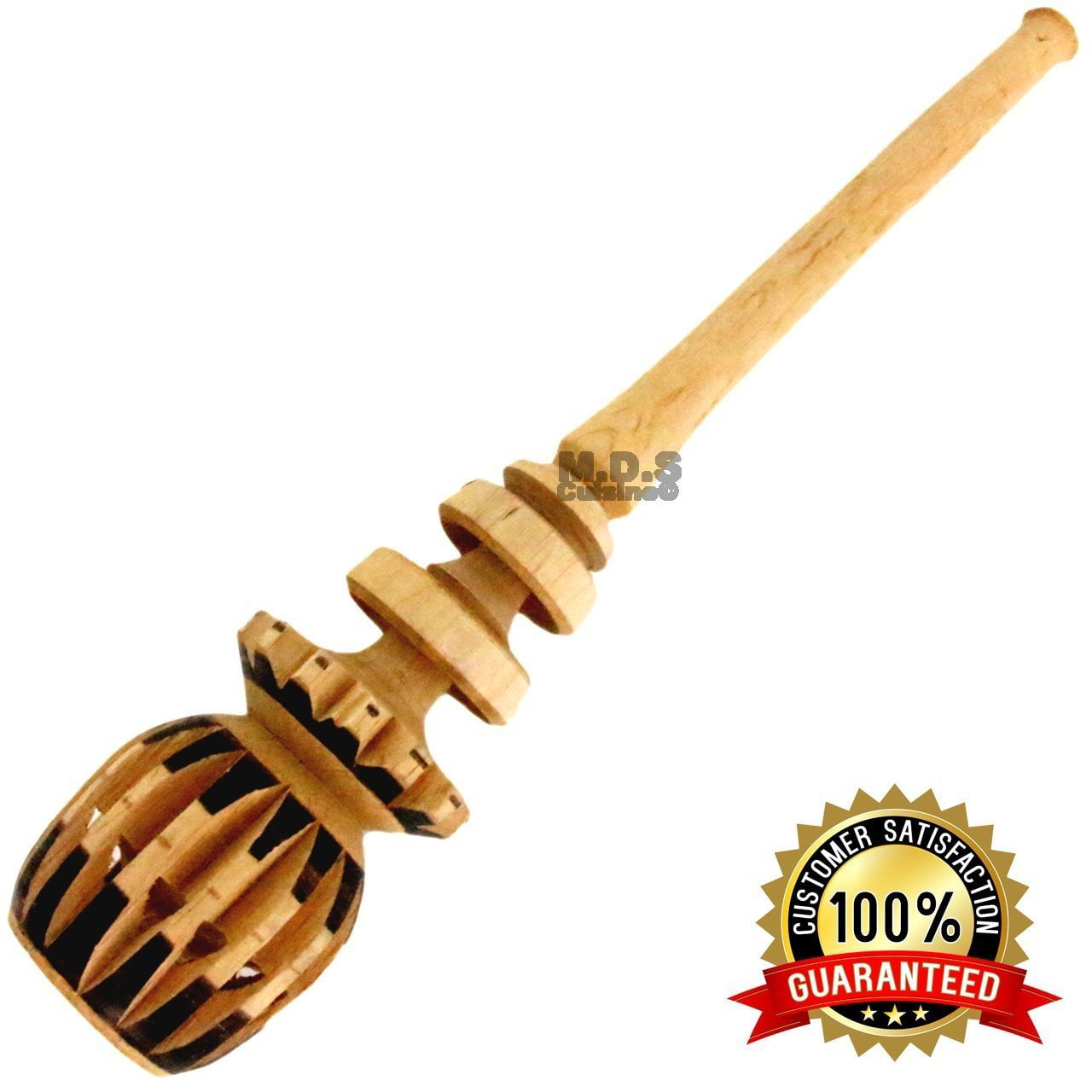 Hand Carved Wooden Molinillo Hot Chocolate Frother